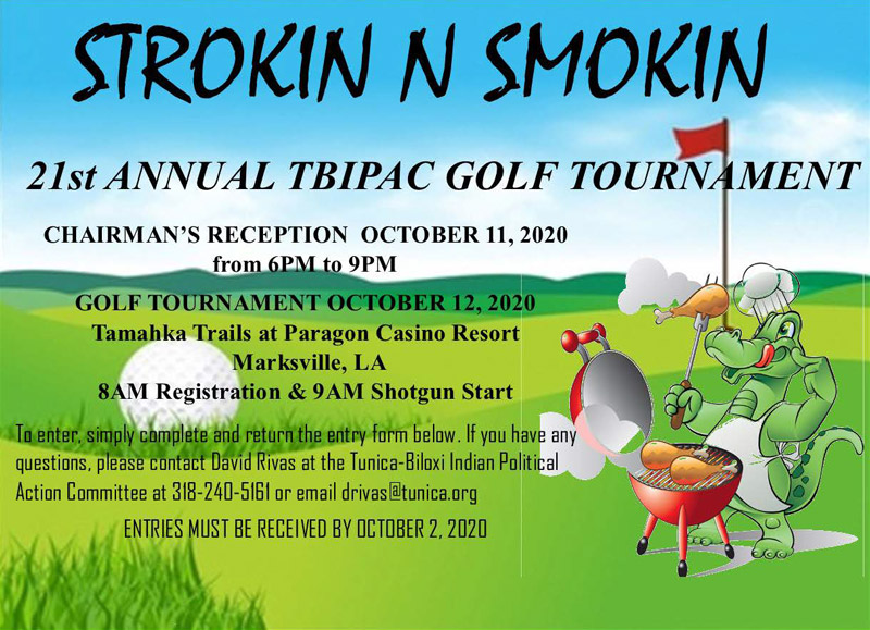 21ST ANNUAL TBIPAC GOLF TOURNAMENT