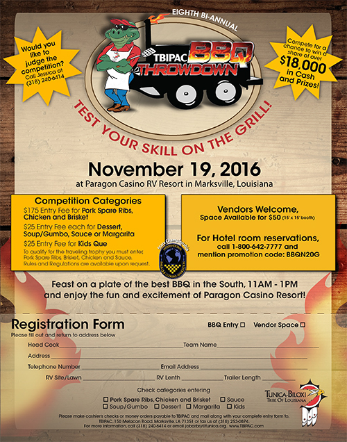 Fall 2016 BBQ Throwdown Flyer