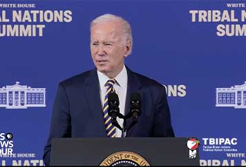 Biden Addresses White House Tribal Nations Summit